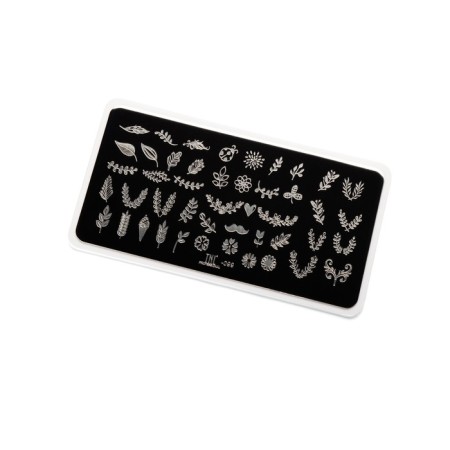 TNL Premium florium stamping plate