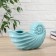 VAZA Ceramics Table "Shell" Nautilus, 9.5x25x15 cm, mix