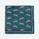 Women's scarf minku rr 70*70 cm, green color