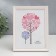Photo frame plastic 15x20 cm "White with pink" 22.5x17.5 cm