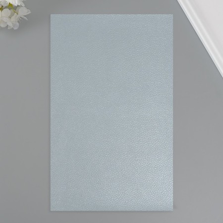 Liszt for creativity claims. Kozh "Lychi. Marmotra" cold blue sheet 33x20 cm thick 0.9 mm thick-1