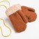 Baby mittens minku with buttons, 15 rr (15 cm), cent
