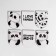 Magnetic bookmarks on the Yours Pandastis substrate, 6 pcs