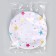 Disposable paper plate "Stars", (18 cm), set 6 pcs