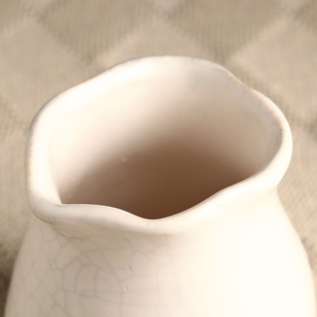 Kashpo - Vase "Crystal" 11x8cm, white-2