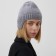 Women's hat minku, gray color, rr 56-58
