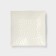 Pillage Ceramic square "airiness", d = 15 cm, white color