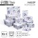 A set of boxes 10 in 1, gift packaging, “flowers”, 12 x 7 x 4 - 32.5 x 20 x 12.5 cm