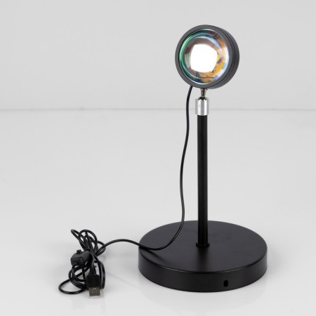 Light device "Sunset", 5 cartridges, height adjustment, multi -plate glow (RGB), 5 V-1