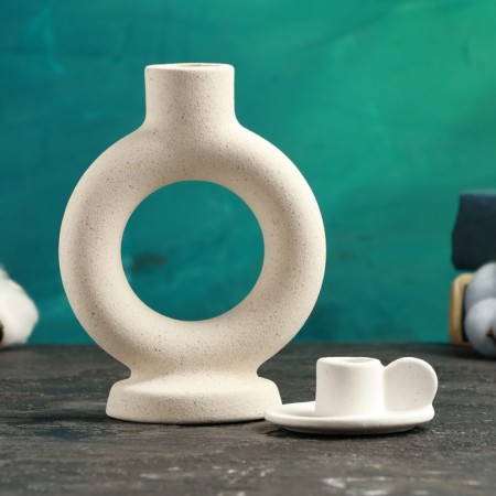 Set of candlesticks "Lindt and Simon" 2pcs/10x13cm/3x6cm-1