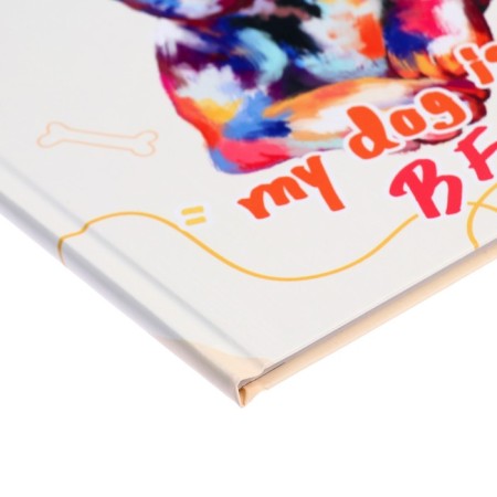 Universal diary for grades 1-11, "cute dog", solid cover 7BC, matte lamination, 40 sheets-3