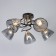Salma chandelier 5he27 40w Black 58x58x24cm Bayerlux