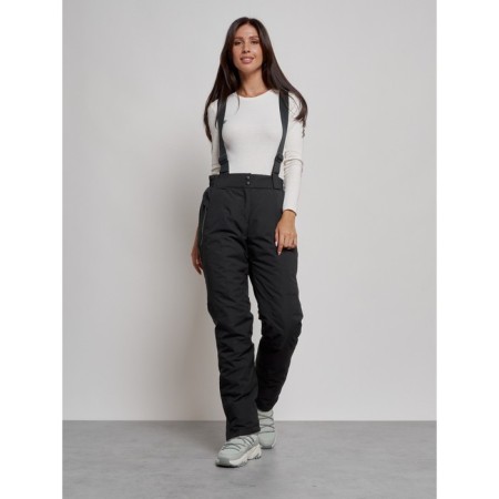 Ski suit female, size 44, black color-19