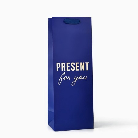 Gift package for the bottle "Gift", holography, 13 x 10 x 36 cm