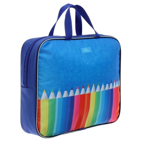 Folder with handles textile A4, 350 x 270 x 70 mm, calligrata "pencils"-6