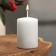 Candle - Aromatic "Jasmine" cylinder, 4x6 cm
