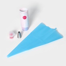Confectionery set for dilapers, confectionery bag 1 pc, nozzle 2 pcs, form 50 pcs