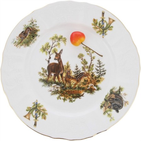 Dining set 6/24 BERNADOTTE, Decor "Hunting Stories", 24 subjects-9