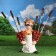 Garden figure "barbecue" stand for skewers, 55x44cm