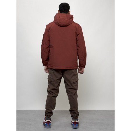 Sports male jacket, size 58, burgundy color-13