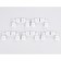 Corner L for LED tape 5050 12/24V (3 contacts) GS6651, 10 pcs