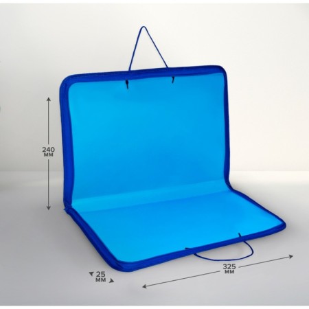 Folder with A4 handles, 325 x 240 x 25 mm, lightning around, plastic, "office"-1