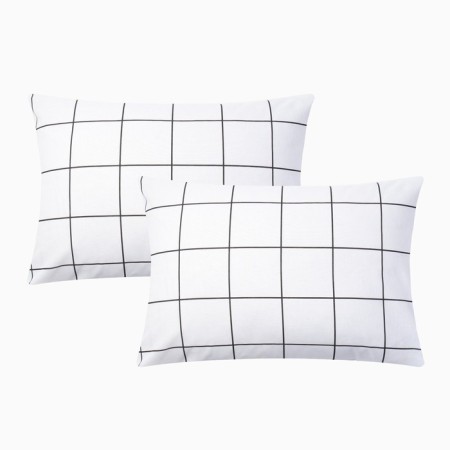 Set of pillowcases "Ethel" XMAS CAT 50x70 cm - 2 pcs, 100% cotton, calico