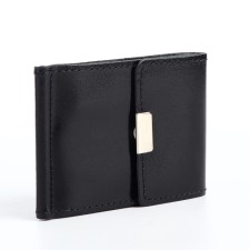 Clip for bills on a button, black color
