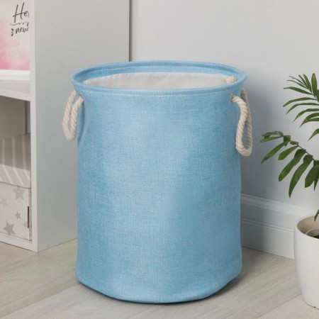 Win -linen textile basket "Cleanliness", 35 × 45 cm-3
