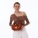 Female bag Textura, small size, redhead