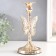 Summary metal per 1 candle "openwork butterfly" d-2.5 cm gold 11x11x20.5 cm