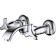 Bath mixer D&K Hessen Goethe DA1383241, two -wound, chrome