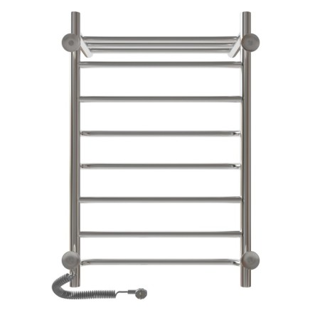 Electric towel "Sanprise" Euromix P8, 500x800 mm, with a shelf, right, chrome-6