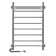 Electric towel "Sanprise" Euromix P8, 500x800 mm, with a shelf, right, chrome