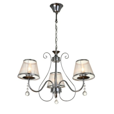 Chandelier 2425/3 E27 40W chrome 52x52x32-60 cm Bayerlux