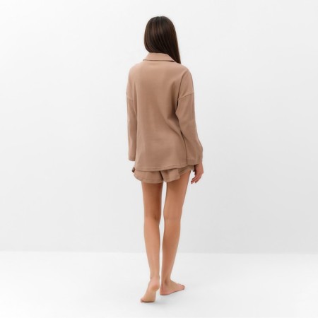 Female set (shirt, shorts) KAFTAN BASIC Line, p. 48, coffee-3
