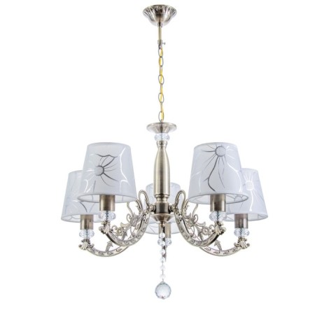 Virginia chandelier 5x40W E14 bronze 58x58x76 cm. Model F761TT-671