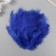 Decorative goose downward jacket "sapphire blue" set 40 pcs h = 10-15 cm