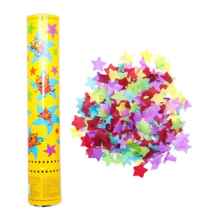 Pneumochlopushka “Three cats: sea adventures”, confetti from silence, stars, size 30 cm