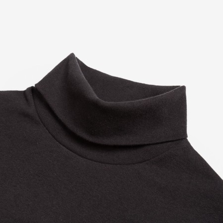 Turtleneck Men's Minaku: Basic Line Man Black Color, size 54-6