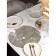 Serving napkin on the table "Hypnosis", d = 38 cm, color gold
