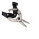 REXANT metal scissors, left, 260 mm, two -component handles