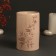 Aroma lace ceramics "I release this" beige 7.2x7.2x11.6 cm