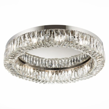 Ceiling Ceiling ST LUCE. SL1226.102.12. Rifrazio. 12x40 W, E14, 81.5x81.5x15 cm, Nickel color-8