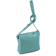 Bag Cross-Bodi with a zipper, blue color