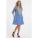 Women's dress, size 44, blue color