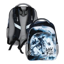 School backpack Erich Krause Ergoline 15l, 39 x 28 x 14 cm, ergonomic back, Timber Wolf 60100