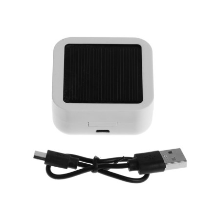 Wireless headphones Mybit VBT 1.18, TWS, inserts, BT5.0, 30/200 mAh, solar panel, white-6