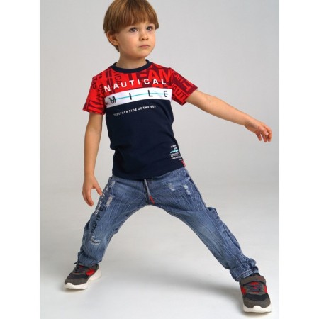T -shirt for a boy, height 98 cm-7