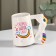 Mug "Rainbow Unicorn", 400 ml, white color